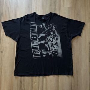 Theory Of A Deadman 2015 Summer Savages Tour Black Shirt Size XXXL 3X Band Merch